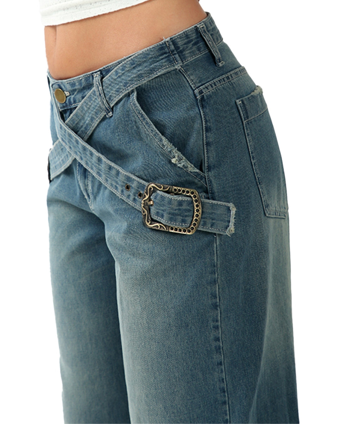 CAGED JEANS